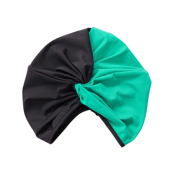 SOPHIA Swim Turban - Black & Smeralda